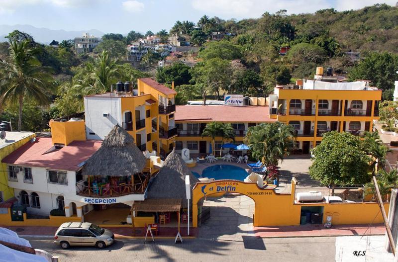 Bungalows El Delfin Rincon de Guayabitos Eksteriør billede