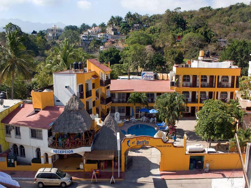 Bungalows El Delfin Rincon de Guayabitos Eksteriør billede