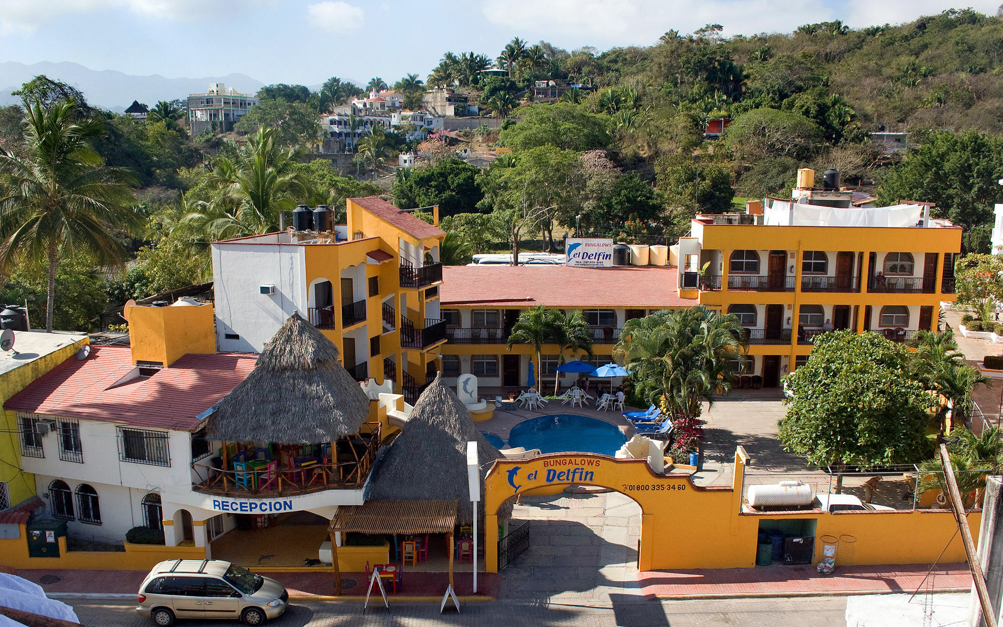 Bungalows El Delfin Rincon de Guayabitos Eksteriør billede